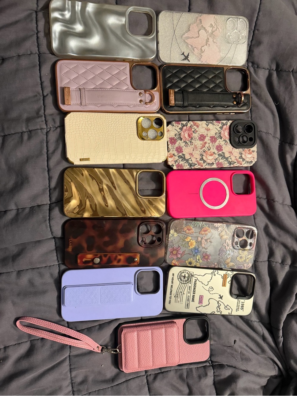 Assorted iPhone 14 Pro Max Phone Cases- Compatible Cell Phone Accessory